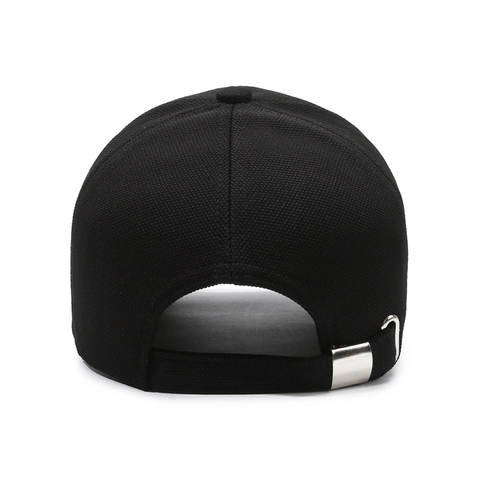 Mesh Baseball Cap Polyester Ademend Gebogen Rand Verstelbare Metalen Gesp Outdoor Golf Sport Zonbescherming Casual Hoed