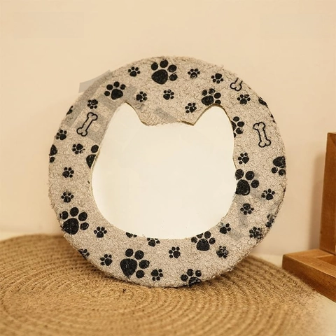 Casual Elegante Dame Hartvorm Acryl Flanel Spiegel 1 Stuk