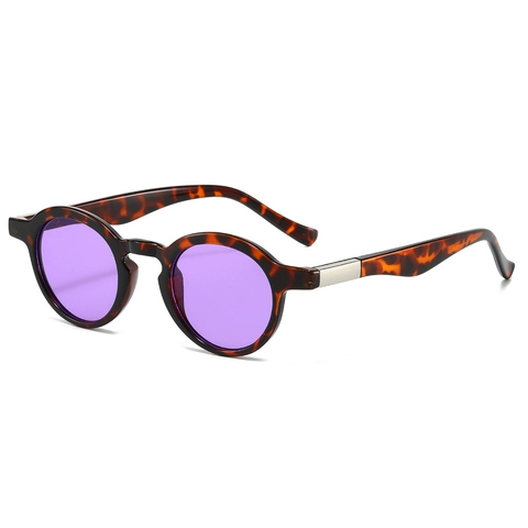 Occhiali Da Sole Rotondi Retro Lenti AC Montatura PC Cerniera In Metallo Moda All Aperto Protezione Per Uomini E Donne