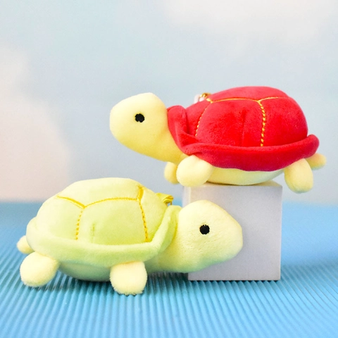 Mini Sea Turtle Plush Keychain Soft Ocean Animal Stuffed Toy For Bags Backpacks Decoration Cute Gift For Kids