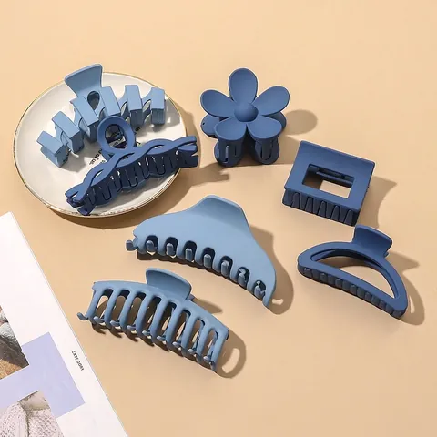 Elegant Matte Plastic Hair Claw Clip Strong Hold Shark Hair Clips Korean Style Accessories For Women