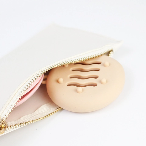 Siliconen Make-Up Sponshouder Draagbare Ademende Poederdons Opbergdoos Met Ventilatieopeningen Reis Cosmetica Tools