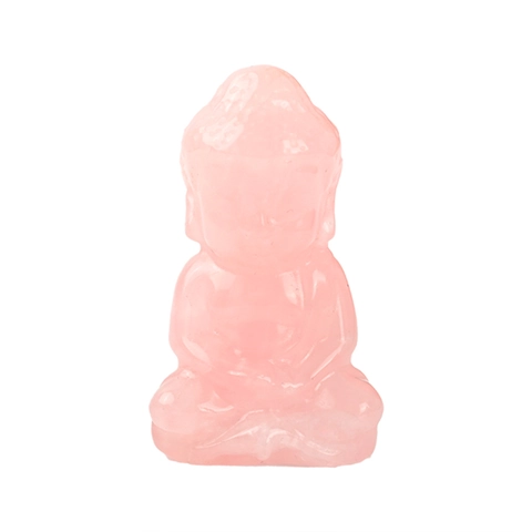 Natural Crystal Amethyst Hand Carved Baby Buddha Sakyamuni Figurine Healing Gemstone Sculpture Zen Home Decor Desk Ornament