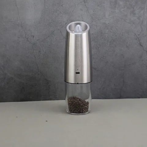 Electric Pepper Grinder Stainless Steel USB Rechargeable Adjustable Coarseness Automatic Salt Mill Handheld Spice Mill