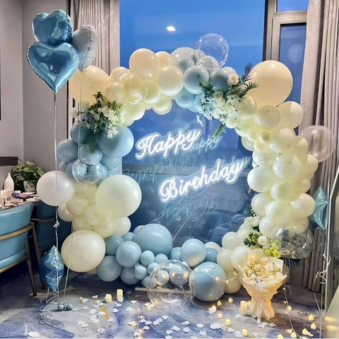 Latex Aluminum Film Balloon Arch Garland Colorful Metallic Macaron For Birthday Wedding Party Baby Shower Graduation Decor