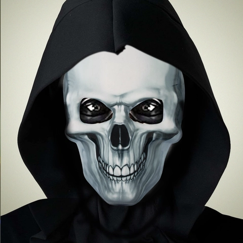 Halloween Skull Mask Glow In The Dark Horror Fluorescent Eva Headgear For Cosplay Party Masquerade Prop