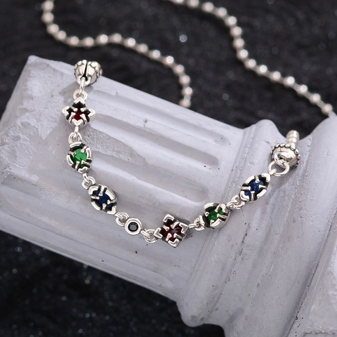 Collana Gotica Retro Rame Perline Di Zircone Colorate Hip Hop Catena Da Clavicola Gioielli Per Donna Stile Punk