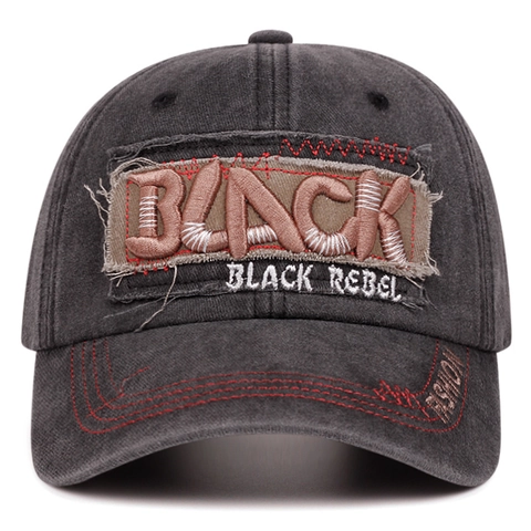 Baseball Cap Vintage Washed Cotton Adjustable Distressed Patch Embroidered Retro Streetwear Outdoor Sport For Men Women