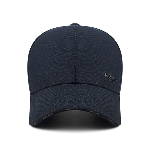 Men Baseball Cap Cotton Breathable Adjustable Metal Buckle Sun Protection Casual Fashion Letter Printed Outdoor Sport Hat