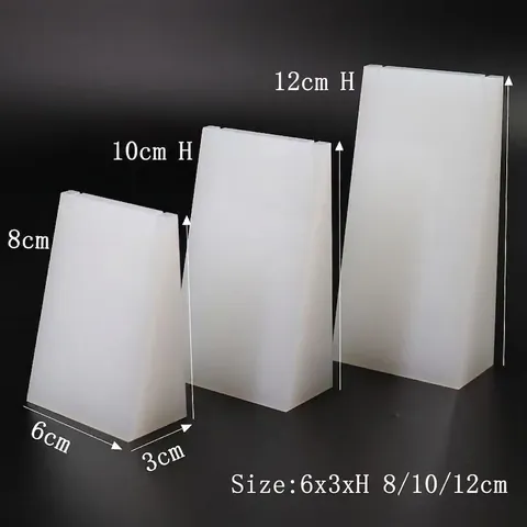 Slanted Acrylic Necklace Pendant Display Stand Jewelry Showcase Organizer Rack