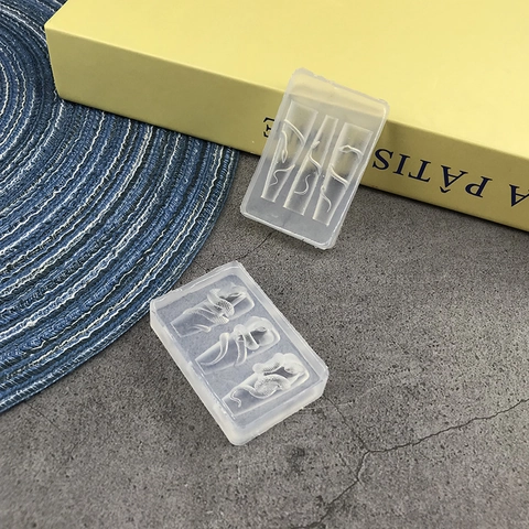 Molde De Silicona De Serpiente Para Arte De Uñas DIY Diseño De Relieve Transparente Resina Fondant Herramienta