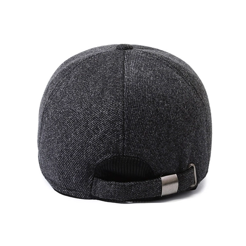 Gorra De Béisbol De Invierno Para Hombre Con Orejeras De Lana Cálida Cortavientos Deporte Al Aire Libre Padre