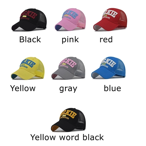 Berretto Da Baseball Ricamato Vintage Cotone Lavato Mesh Trucker Hat Regolabile Protezione Solare Esterna Unisex