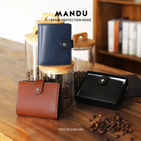 Portafoglio Uomo Bifold Pelle PU Blocco RFID Corto Slot Carte Tasca Monete Business Retro