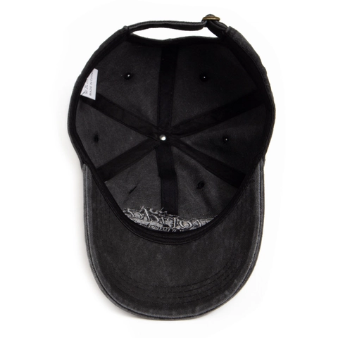 Gorra De Béisbol De Algodón Lavado Vintage Bordado Letras Ajustable Retro Desgastado Sombrero Sol Hombres Mujeres