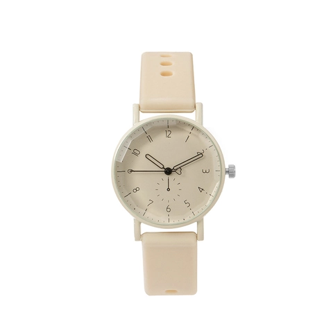 Reloj de Cuarzo para Mujer Correa de Silicona Escala Digital Minimalista Reloj de Pulsera Casual para Estudiantes Resistente al Agua