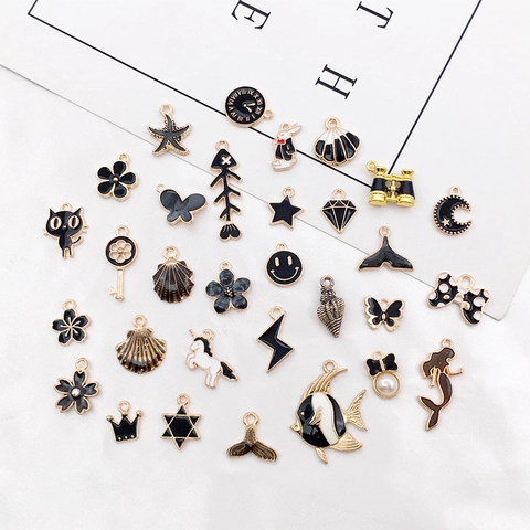 Ciondoli In Smalto Cartone Animato Lega Di Zinco Pendenti Goccia Olio Per DIY Bracciale Collana Portachiavi Gioielli Accessori