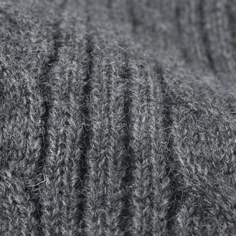 Gorro Beanie De Punto De Trenzas Grueso Cálido Imitación Cachemira Invierno Con Dobladillo Color Sólido Exterior Hombre Mujer
