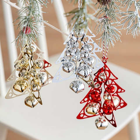 Décoration Suspendue En Métal Sapin De Noël Cloches Creuses En Fer Pour Décoration De Sapin De Noël Maison Et Magasin