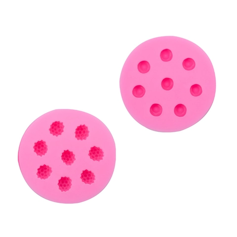 Silicone Berry Mold Raspberry Blueberry Shape Fondant Cake Chocolate Decorating DIY Baking Tool Realistic Fruit Texture