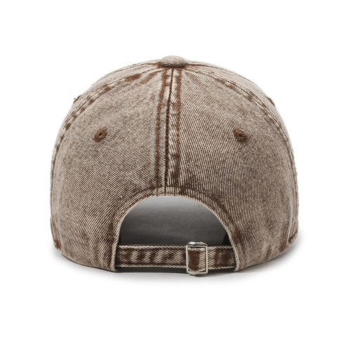 Gorra De Béisbol De Algodón Lavado Vintage Sombrero De Sol Retro Color Sólido Hebilla De Metal Ajustable Streetwear Deporte Unisex