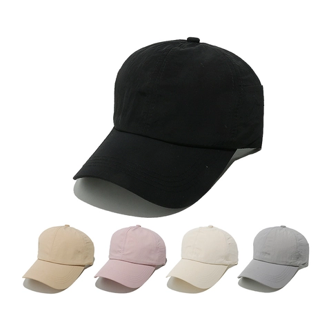 Honkbalpet Dames Polyester Sneldrogend Zonnescherm Paardenstaartgat Maskerknoppen Outdoor Sport Zonnehoed
