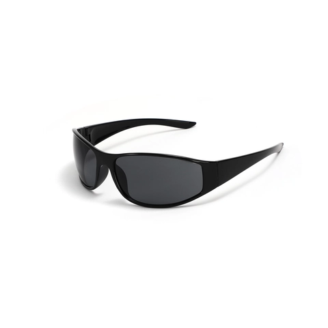 Y2K Future Style Oversized Wraparound Zonnebril Voor Heren Dames PC Frame UV400 Bescherming Streetwear Cyberpunk Eyewear