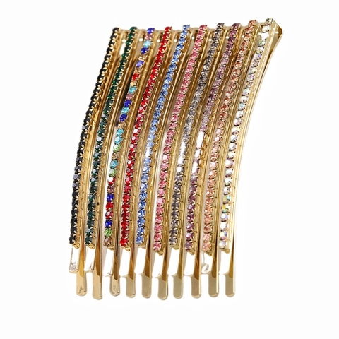 Molletta Per Capelli Con Strass Scintillanti Lega Stile Coreano Accessori Per Capelli Eleganti Da Donna