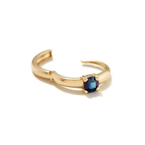 Pendientes de Aro de Cobre Bañado en Oro de 18K Con Poste de Plata de Ley 925 Pendientes Huggie Minimalistas Incrustados con Zirconia de Color Joyería para Mujer