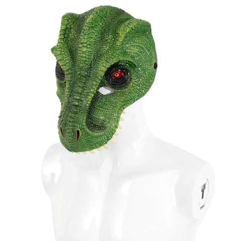 Realistische Dinosaurier T-Rex Maske Halloween Karneval Party Cosplay Requisiten Tier Kopfbedeckung PU Schaum