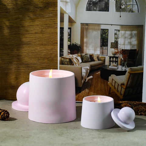 Moule En Silicone Pour Boîte De Rangement DIY Jarre À Bougie Cylindrique Avec Couvercle Sphérique Artisanat Décoration
