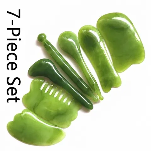 Gua Sha Scraping Massage Tool Natural Resin Facial Body Beauty Massager Multi Shape Skin Care Manual Health Wellness
