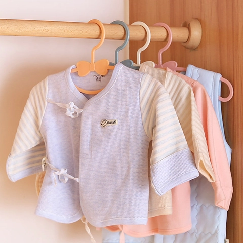 Baby Kunststoff Kleiderbügel Rutschfestes Schleifen Design Kinder Kleidung Schrank Aufbewahrung Trocknen Verdickt
