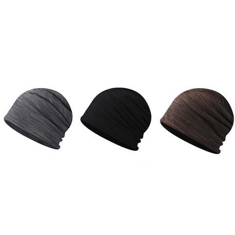 Slouchy Beanie Strickmütze Baumwollmischung Space Dye Leicht Atmungsaktiv Skull Cap Unisex Lässig