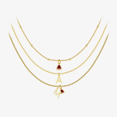 S925 Sterling Silver Initial Letter Pendant Necklace For Women 18K Gold Plated Smooth Surface Clavicle Chain Jewelry Gift
