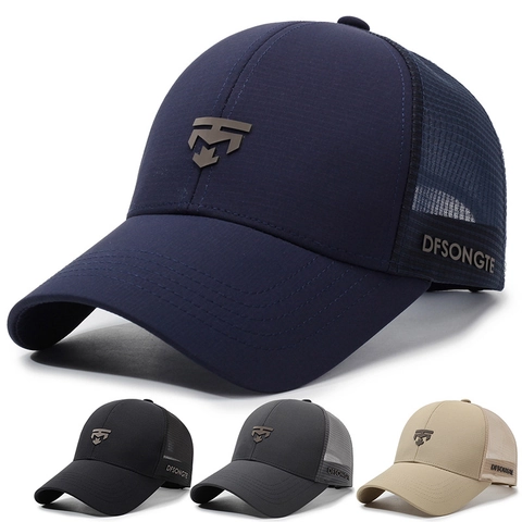 Berretto Da Baseball In Rete Traspirante Asciugatura Rapida Protezione Solare Sport All Aperto Cappello Trucker Regolabile