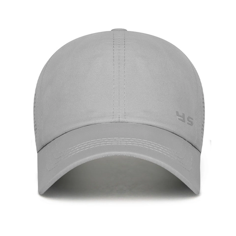 Baseballpet Sneldrogend Polyester Laser Gesneden Ademend Reflecterend Logo Sport Outdoor Verstelbaar Hoed