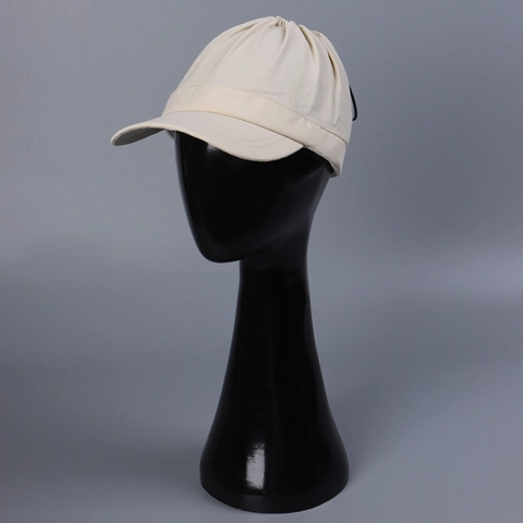 Women Sporty Drawstring Baseball Cap Quick Dry Sunshade Adjustable Soft Top Nylon Spandex Outdoor Running Hiking Travel Hat