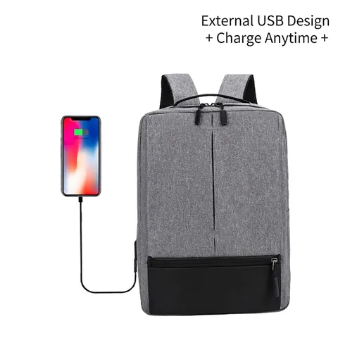 Laptop Backpack Crossbody Bag And Pouch Oxford Cloth USB Charging Waterproof Large Capacity Business Casual Men Professional