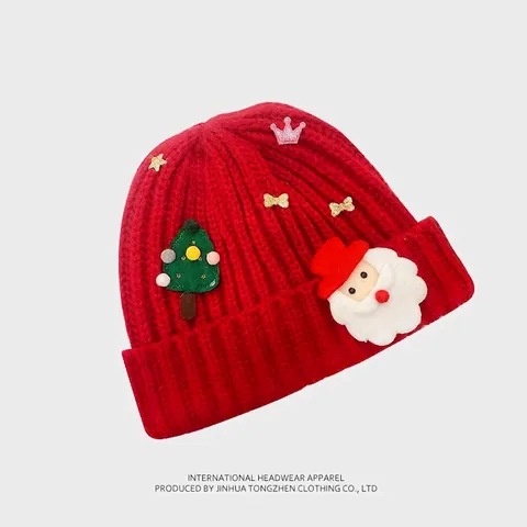 Weihnachten Gestrickte Weihnachtsmann Rentier Mütze Für Erwachsene Herren Damen Warm Winter Acryl Bommel Mütze Feiertag Deko Geschenk