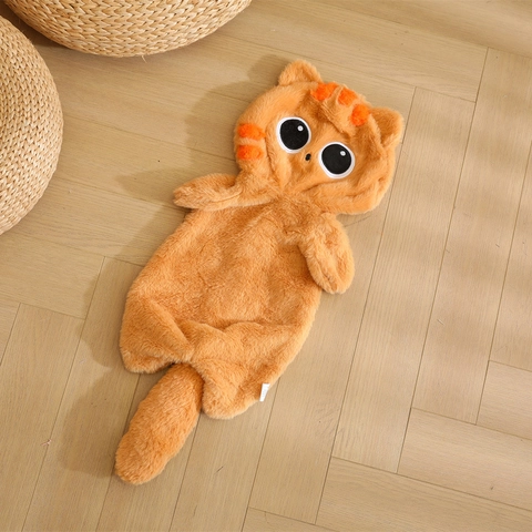 Lange Kat Pluche Speelgoed Kussenhoes Ongevuld Zacht Cartoon Dier Lichaamskussen Voor Bed Sofa Decor
