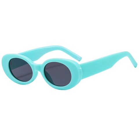 Vintage Oval Sunglasses UV400 Protection Retro PC Frame AC Lens Fashion Trendy Y2K Eyewear For Women Men Outdoor Use