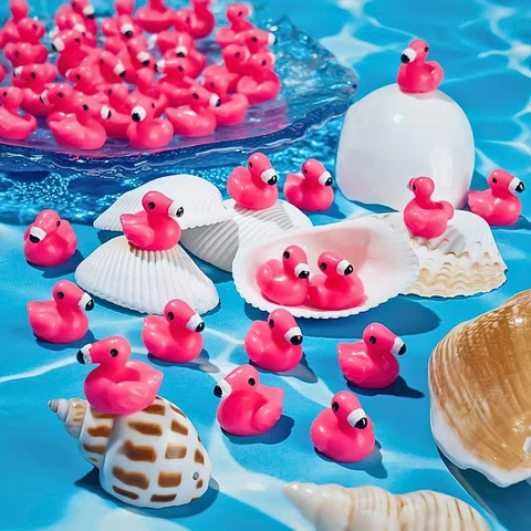 Miniatuur Flamingo Beeldje Hars Micro Landschap Ornament DIY Succulenten Bonsai Decoratie Accessoire