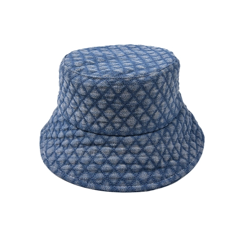 Kids Bucket Hat Quilted Cotton Warm Winter Windproof Basin Hat For Toddler Boys Girls Casual Flat Top
