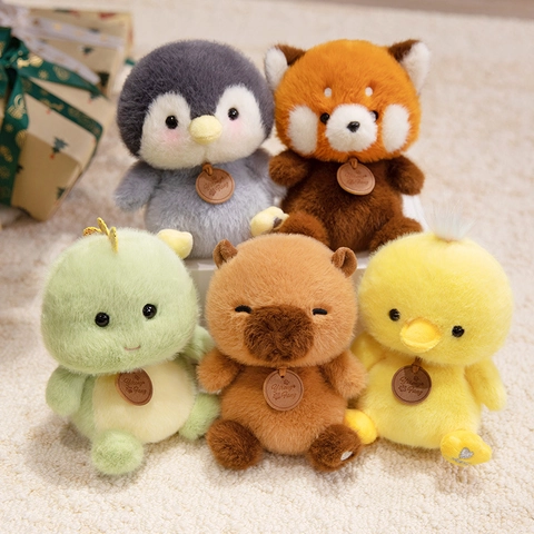 Süßes Tier Plüschtier Puppe Weich Duftend Kawaii Sitzend Panda Hase Pinguin Elefant Dinosaurier Kinder Geschenk Deko