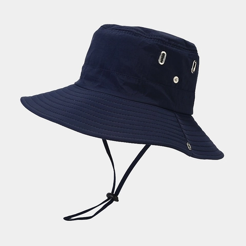 Cappello a Secchiello Outdoor Impermeabile Asciugatura Rapida Con Coulisse Regolabile Tesa Larga Protezione Solare Pesca Escursionismo Safari Uomo Donna