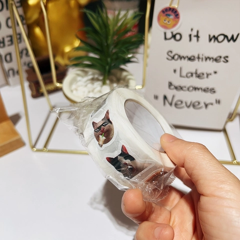500 Blätter Cartoon Rollaufkleber Süße Belohnung Kinder Geschenk Aufkleber Dekorative Klebeumschlagversiegelungsaufkleber