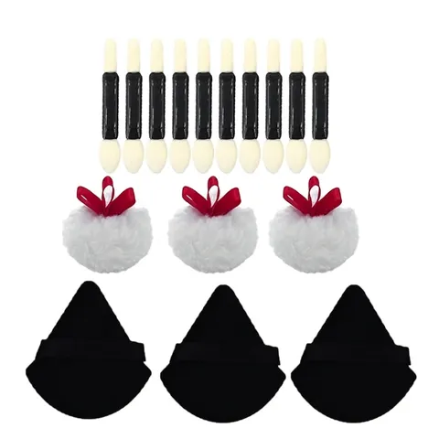 Esponja De Maquillaje Aplicador De Base Con Mango Forma Gota De Agua Esponja Sintética Sin Látex Para BB Cream Uso En Seco Y Húmedo Suave