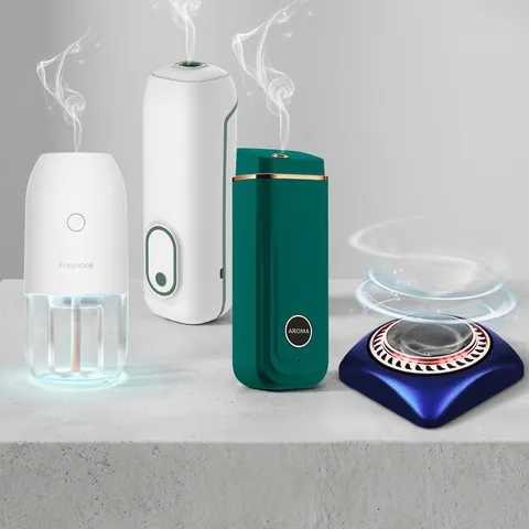 Intelligent Fragrance Machine Aroma Diffuser Wall Mounted USB Rechargeable Essential Oil Atomizer For Home Office Car Use
