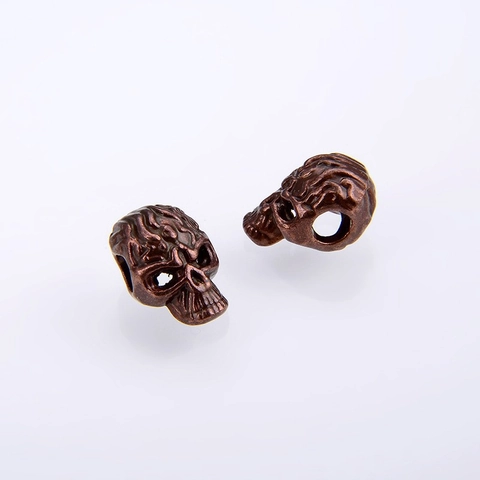 Skull Spacer Beads Retro Alloy Charms For DIY Jewelry Making Bracelet Necklace Gothic Halloween Accessories